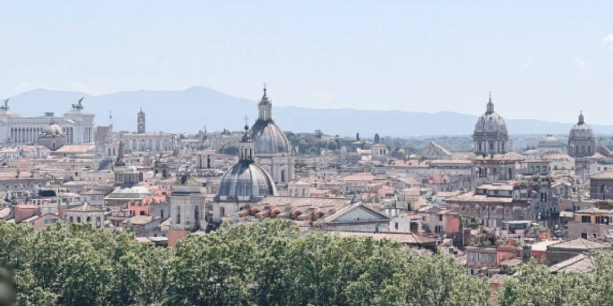 Roma, vista dall'alto