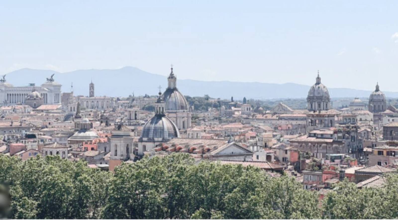 Roma, vista dall'alto