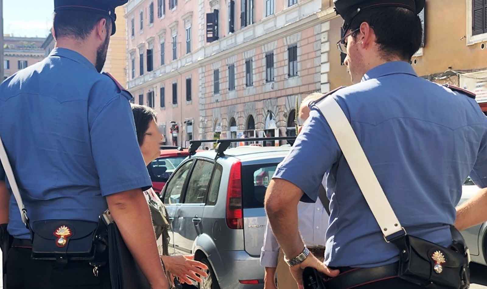 Carabinieri in azione a Roma