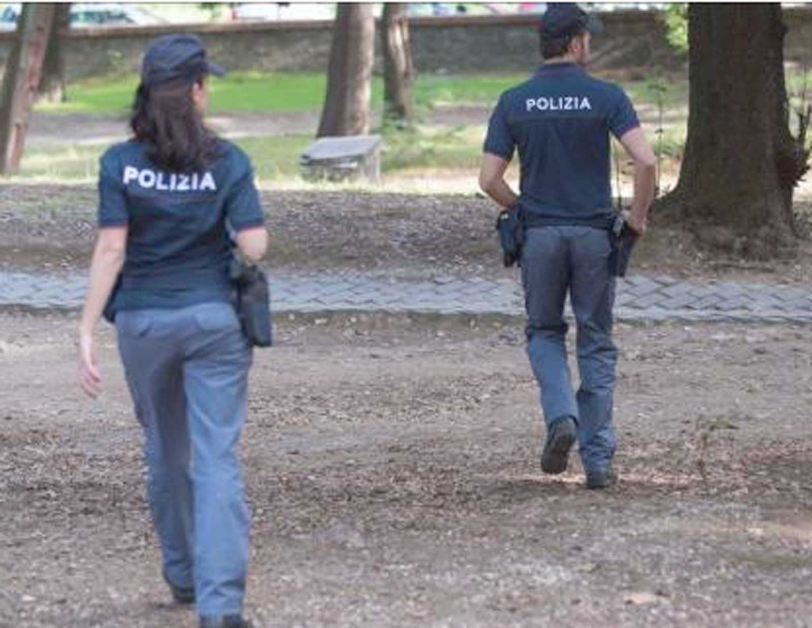 Roma, Polizia in azione a Colle Oppio