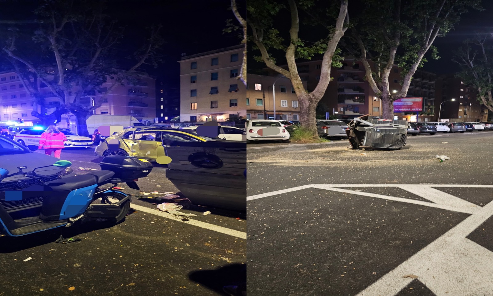 Grave incidente a viale Jonio a Roma
