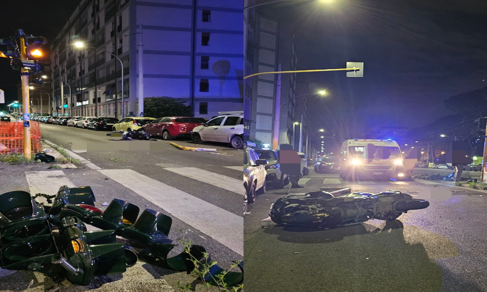 Grave incidente al Nuovo Salario a Roma