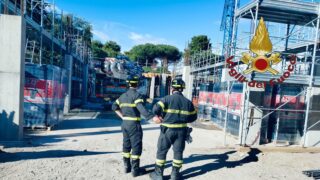 Marino, grave incidente sul lavoro in un cantiere: crolla un solaio, 7 operai feriti