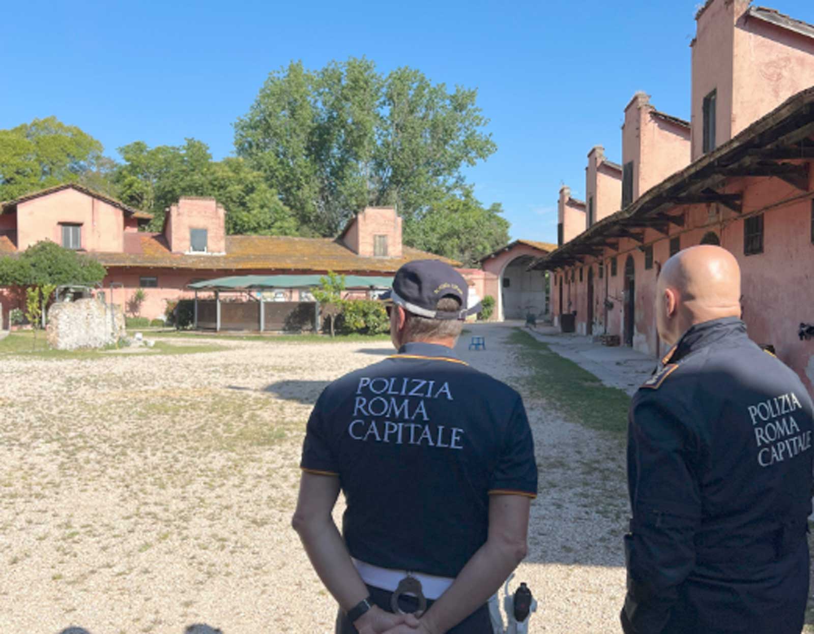 Roma, Polizia Locale a villa Glori