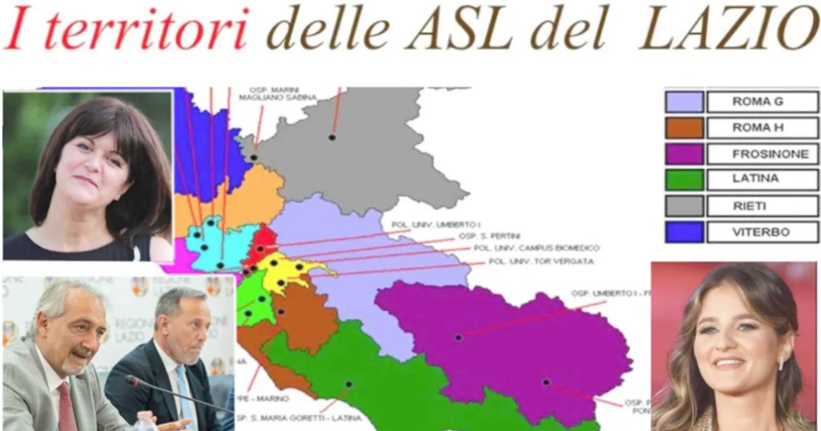 Regione Lazio, Manetti, Biordi, Rocca e Righini