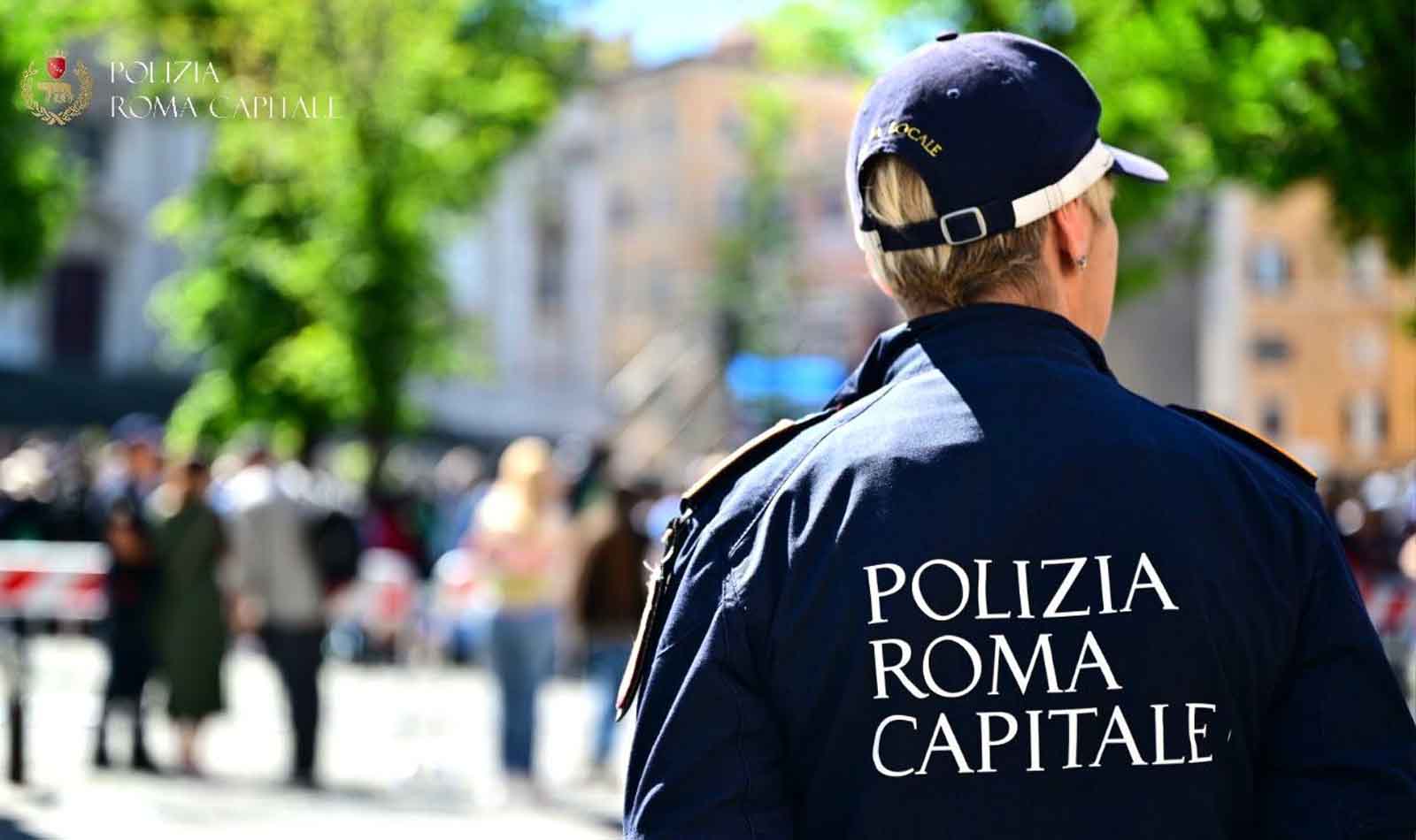 Roma, agente della Polizia Locale