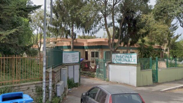Roma, ingresso al Centro sportivo pubblico di via Taverna, foto Google Maps