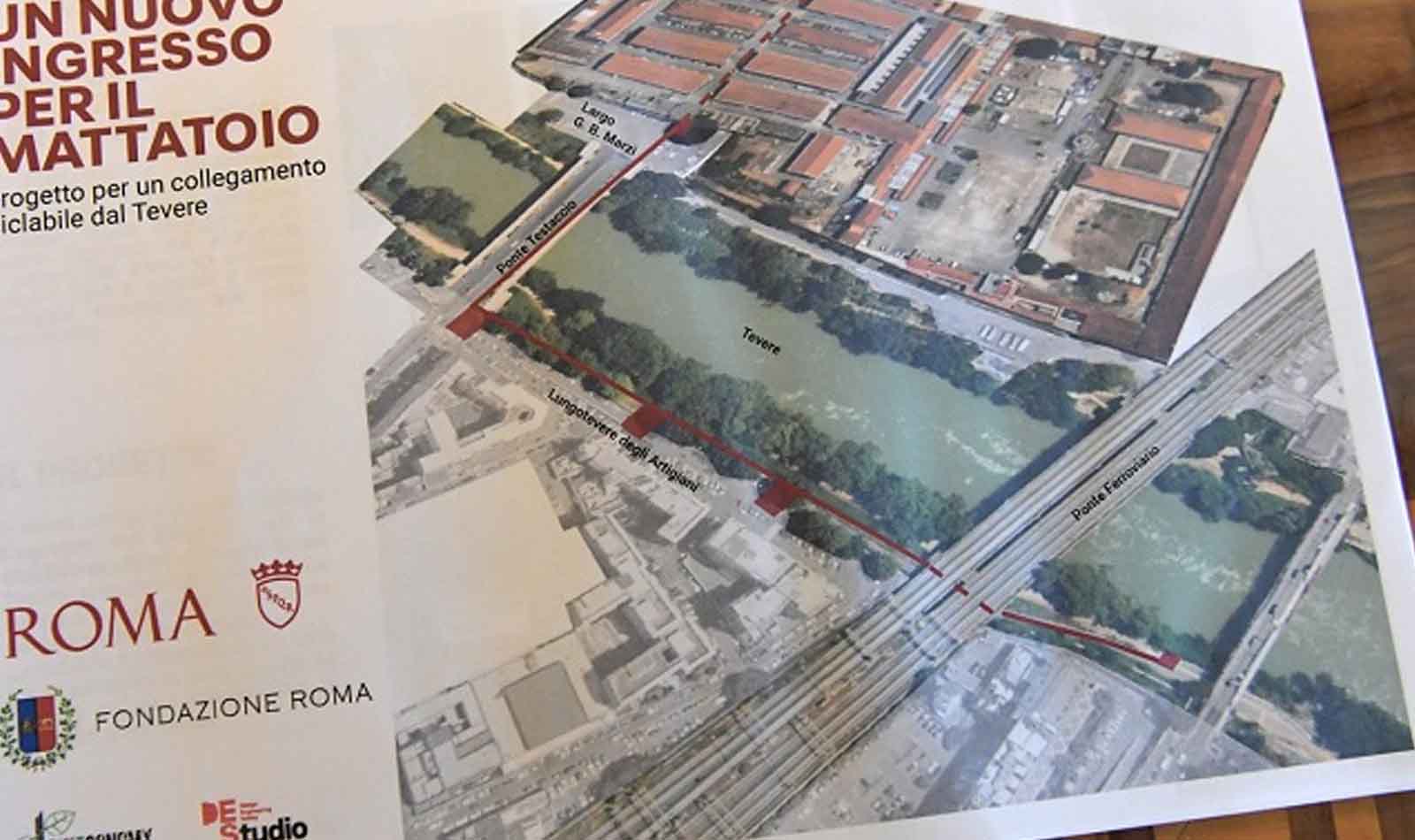 Roma ciclabile Tevere ex Mattatoio