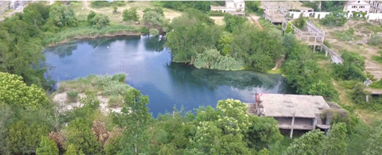 Roma, il lago situato a ridosso dell'ex Snia Viscosa