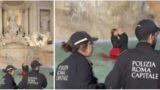 Roma, sposi nella Fontana di Trevi per le foto del matrimonio, per loro multa da 450 €: 3 mila € il costo ‘regolare’