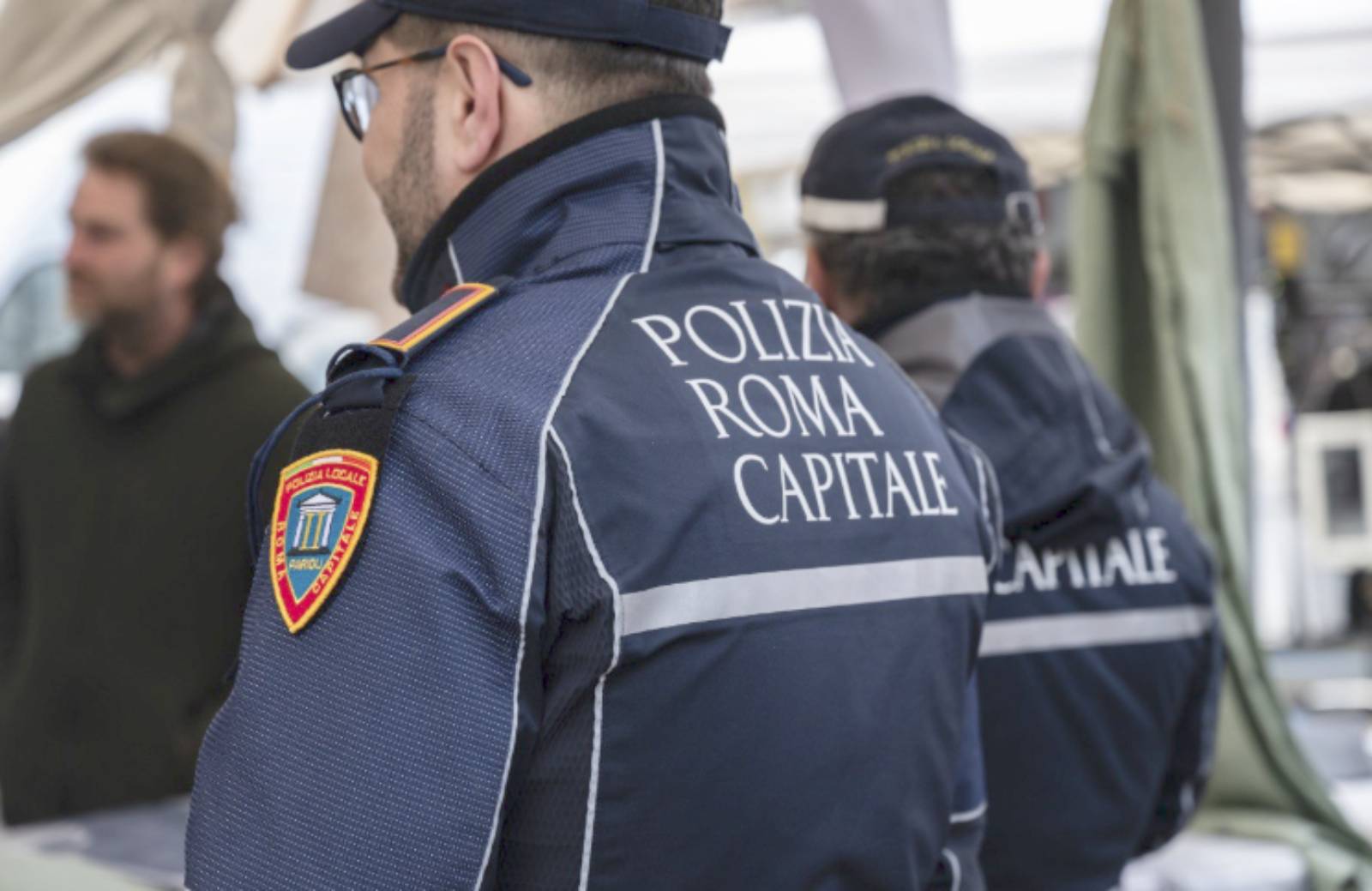 Polizia Locale di Roma in azione