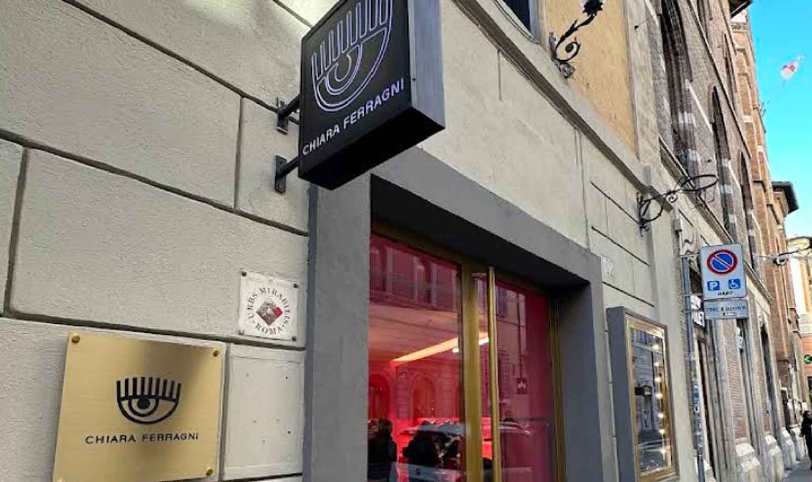 Roma, negozio Chiara Ferragni via del Babuino