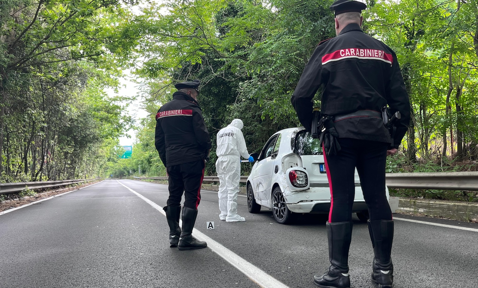sparatoria via Ostiene