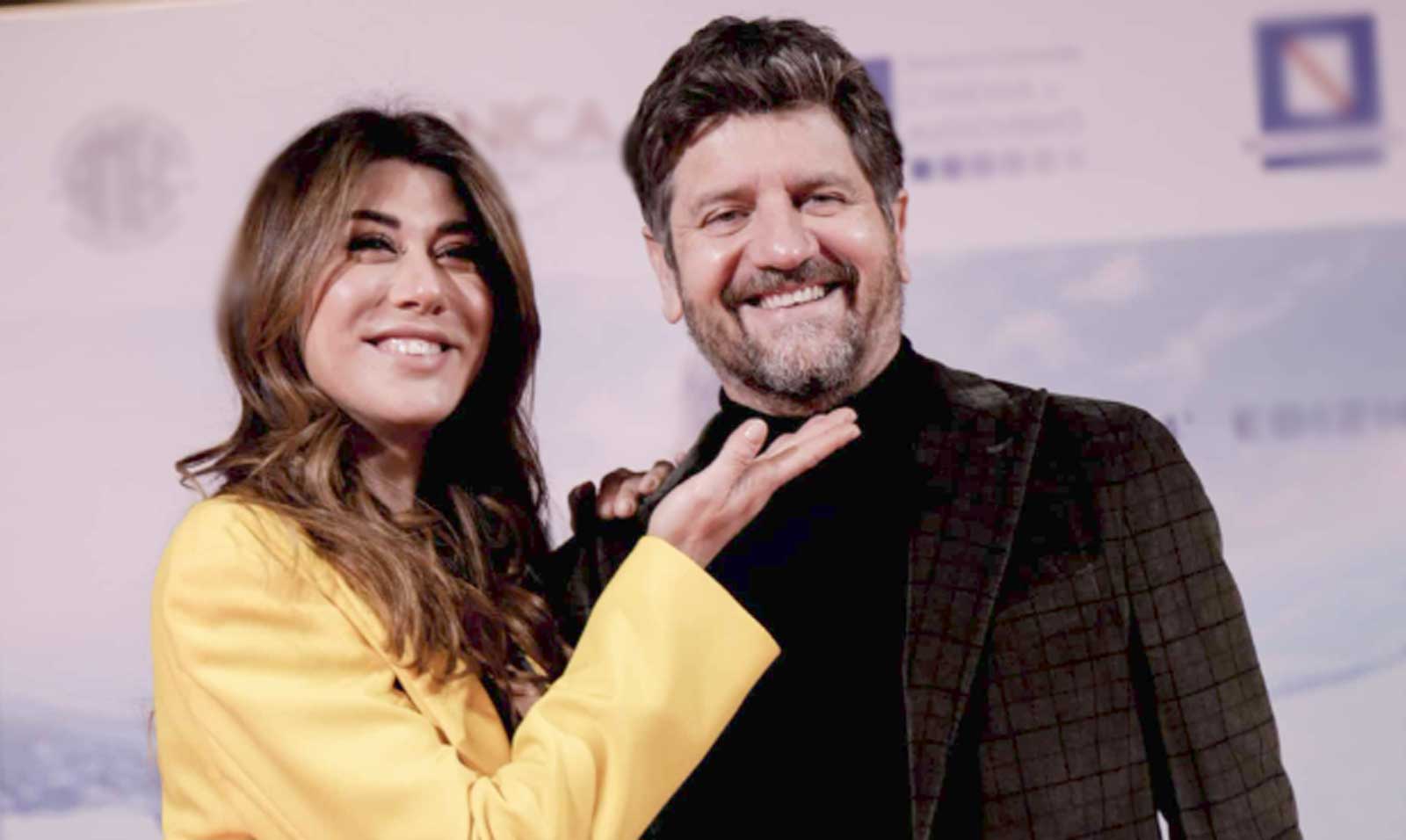 Virginia Raffaele e Fabio De Luigi a Roma per il loro nuovo film