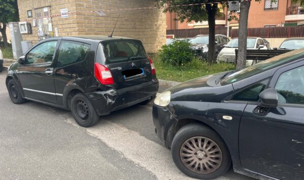 auto danneggiate Pomezia