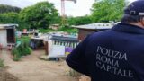 Roma, blitz anti degrado a Primavalle: sgomberato insediamento abusivo di 6mila mq tra scuole e case