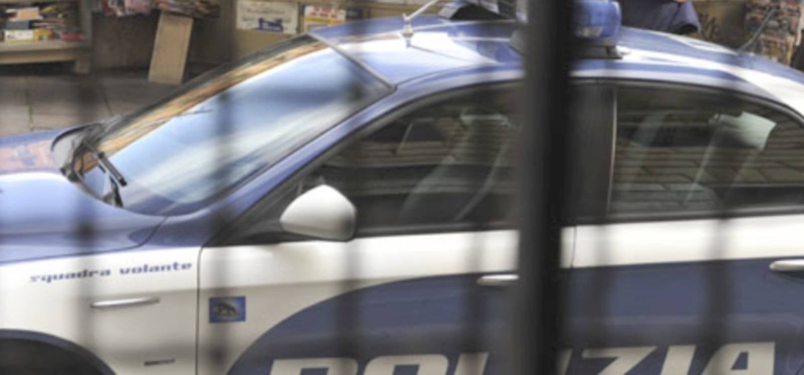 Polizia in zona Magliana