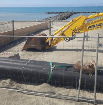 Ruspe spiaggia Ostia Ponente