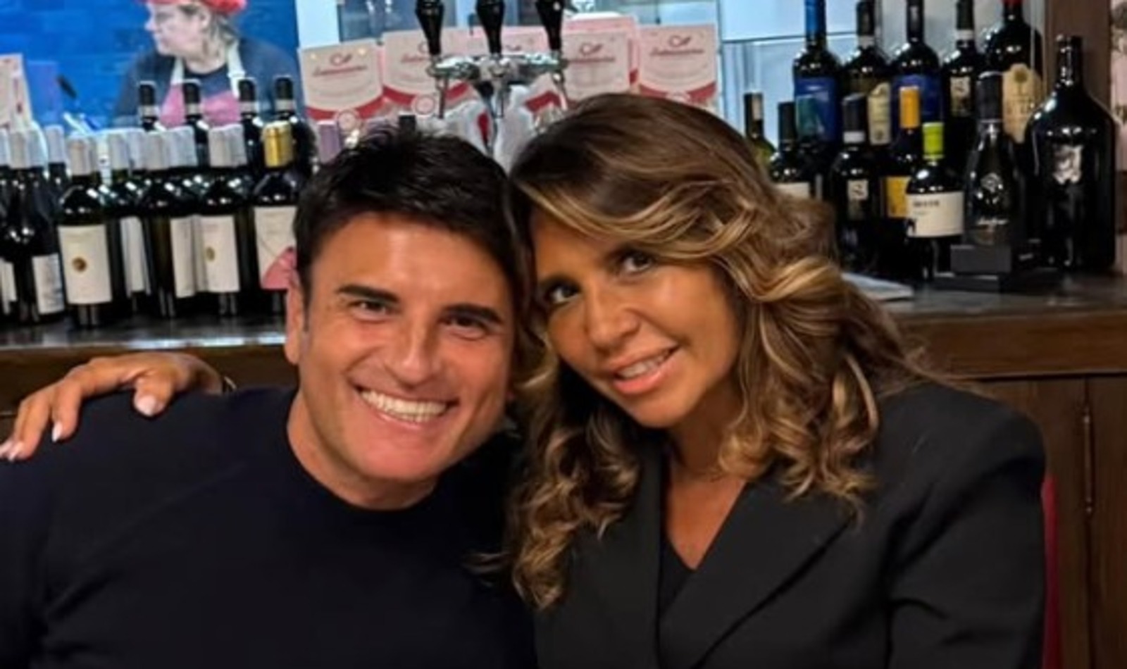 Sal Da Vinci con la moglie Paola