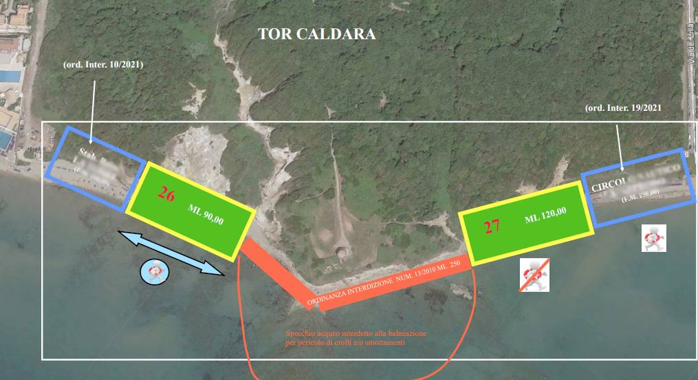 Anzio, l'area di Tor Caldara con le nuove regole