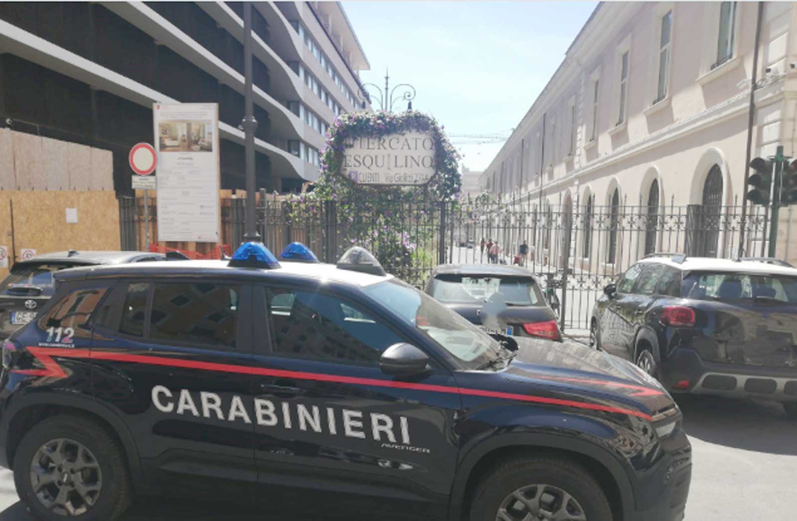 Carabinieri in azione a Settecamini