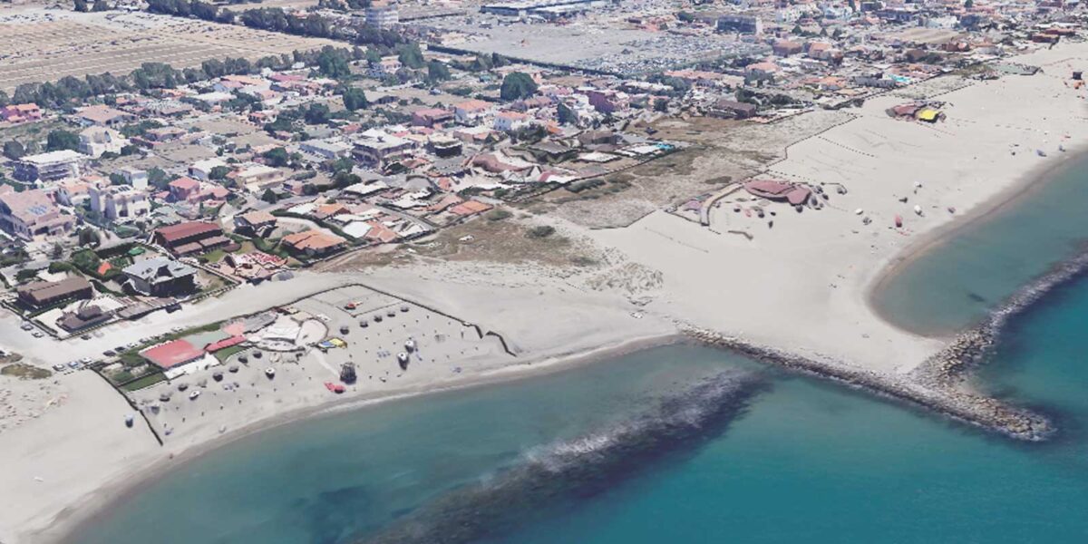 Fregene, stabilimento vip, stangata in arrivo da 23mila euro, foto Google Maps