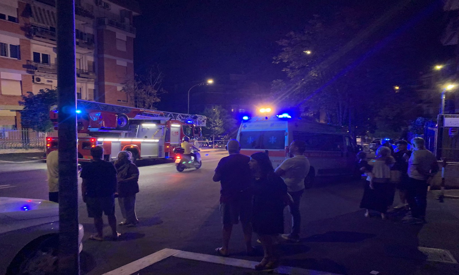 Incendio al Portuense