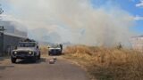 Roma, vasto incendio a Colle Salario: fiamme vicine ad una scuola: paura tra i residenti (FOTO)