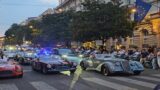 Il passaggio della Mille Miglia a Roma nella storica cornice di via Veneto (FOTO)