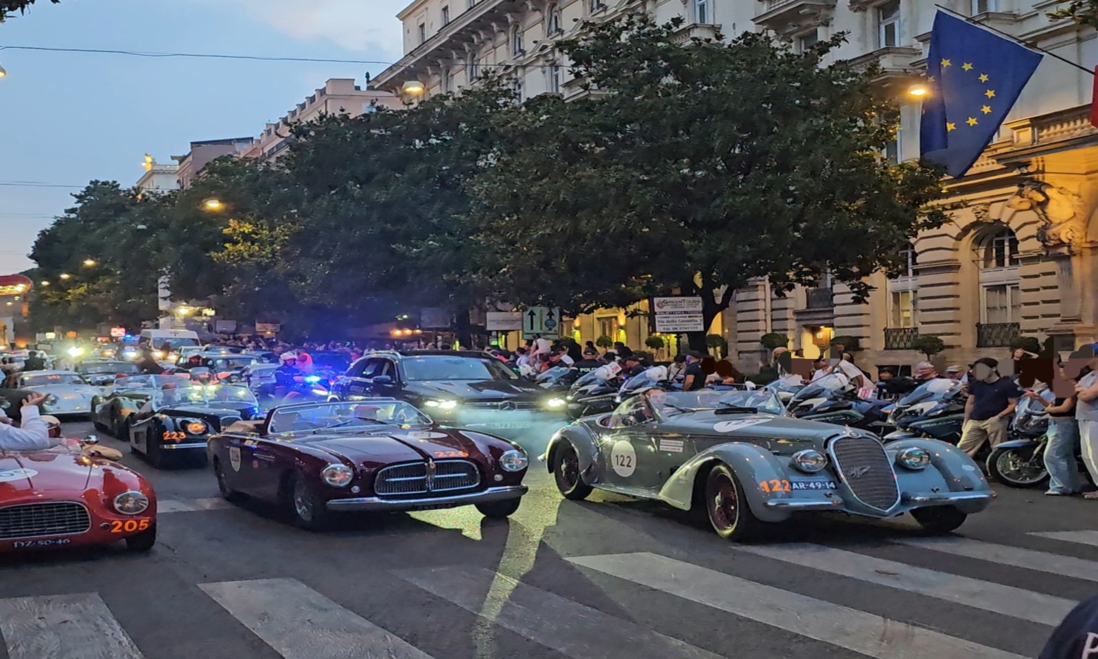 Mille Miglia a Roma 2025