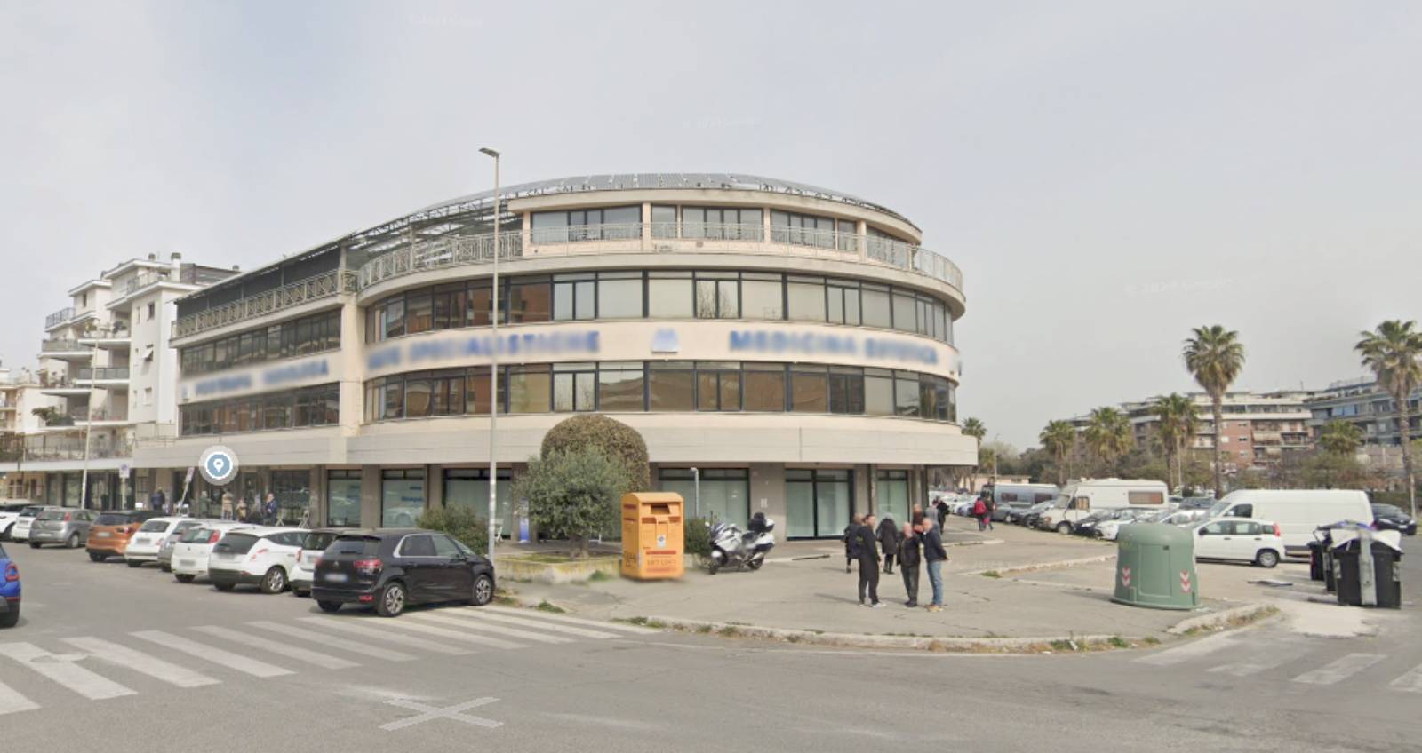Ostia, la frazione balneare di Roma, foto Google Maps