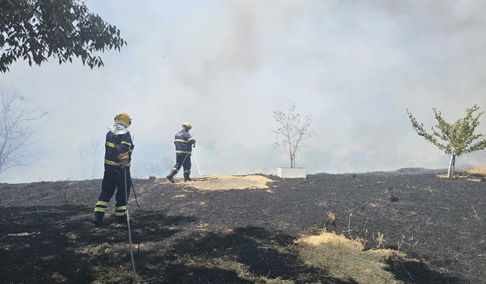 Roma, incendio a Montesacro