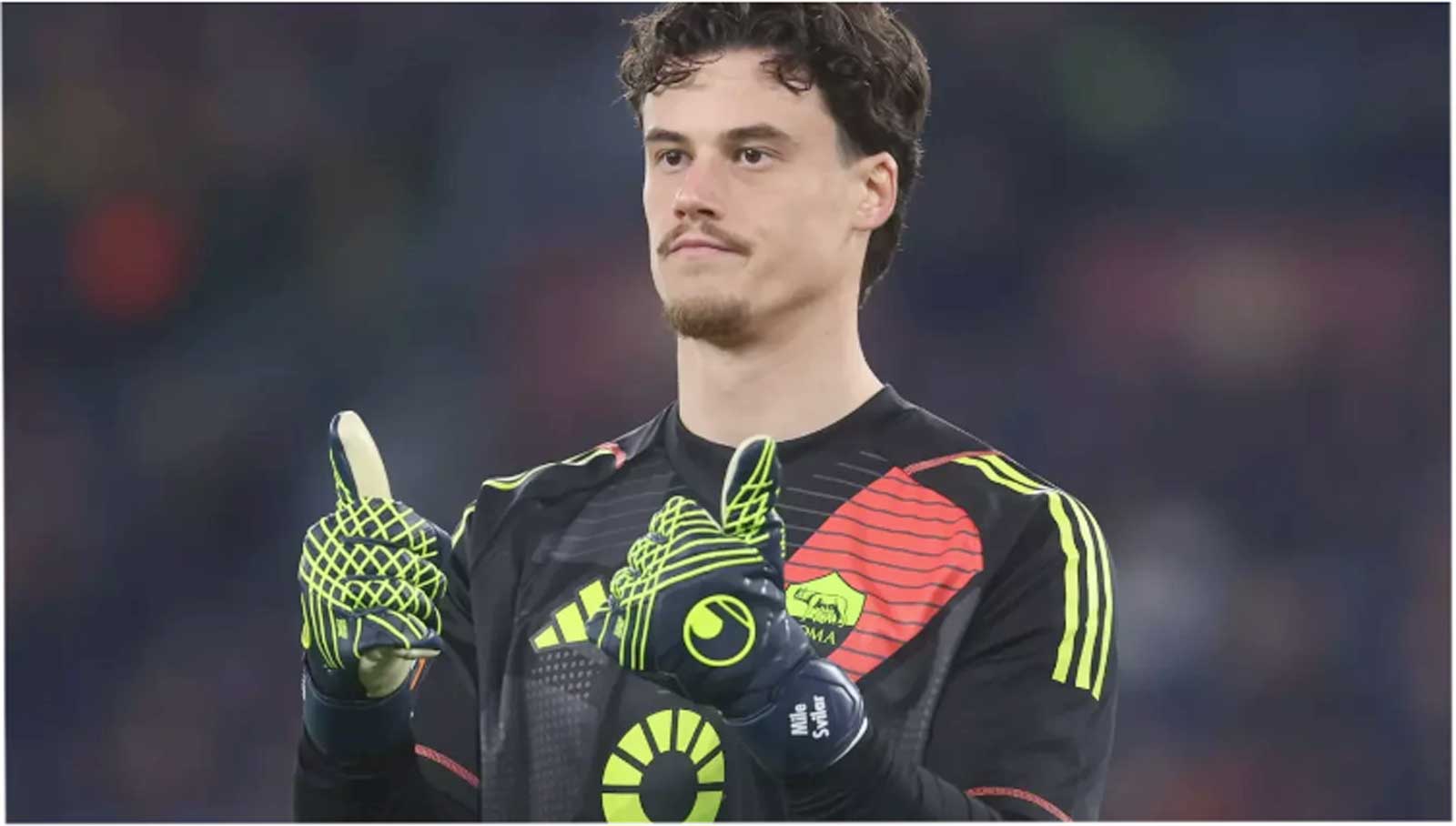 Roma, il portiere giallorosso Svilar