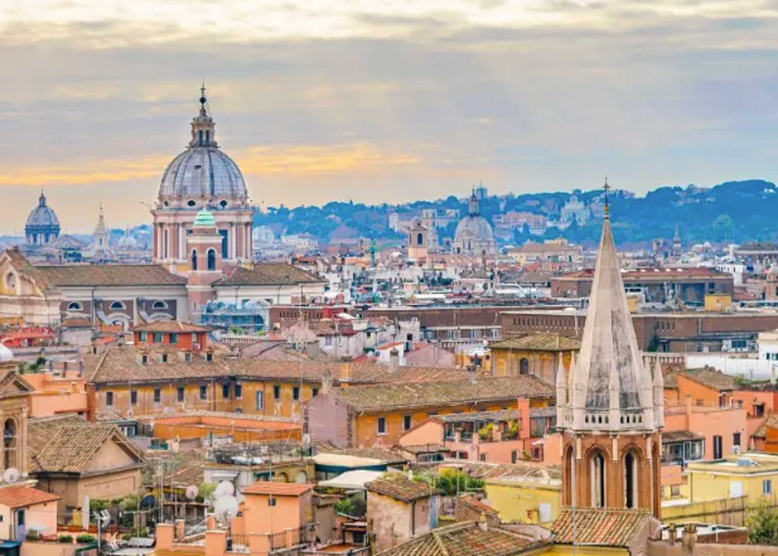 Roma centro, vista dall'alto