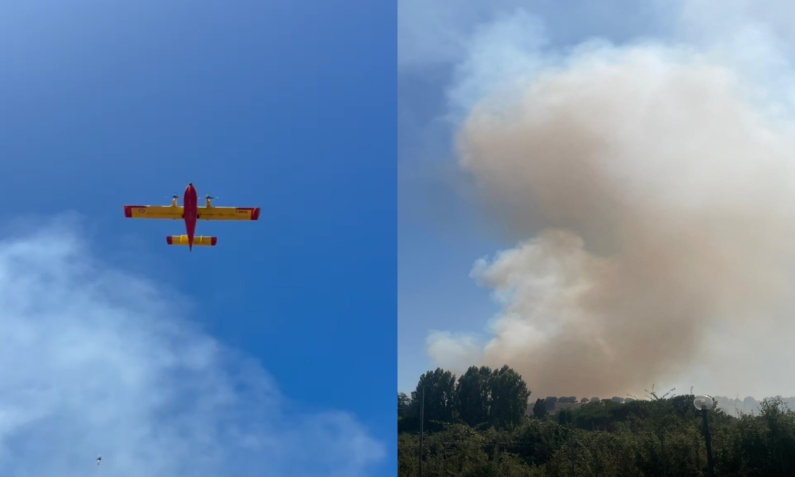 Roma bersagliata dagli incendi boschivi