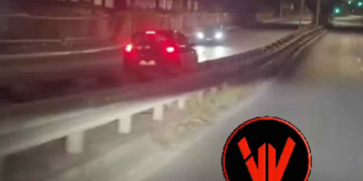 Roma, contromano lungo via dei Monti Tiburtini