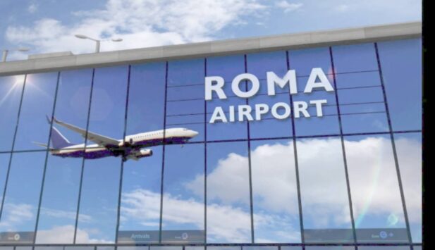 L'aeroporto di Fiumicino, ingresso