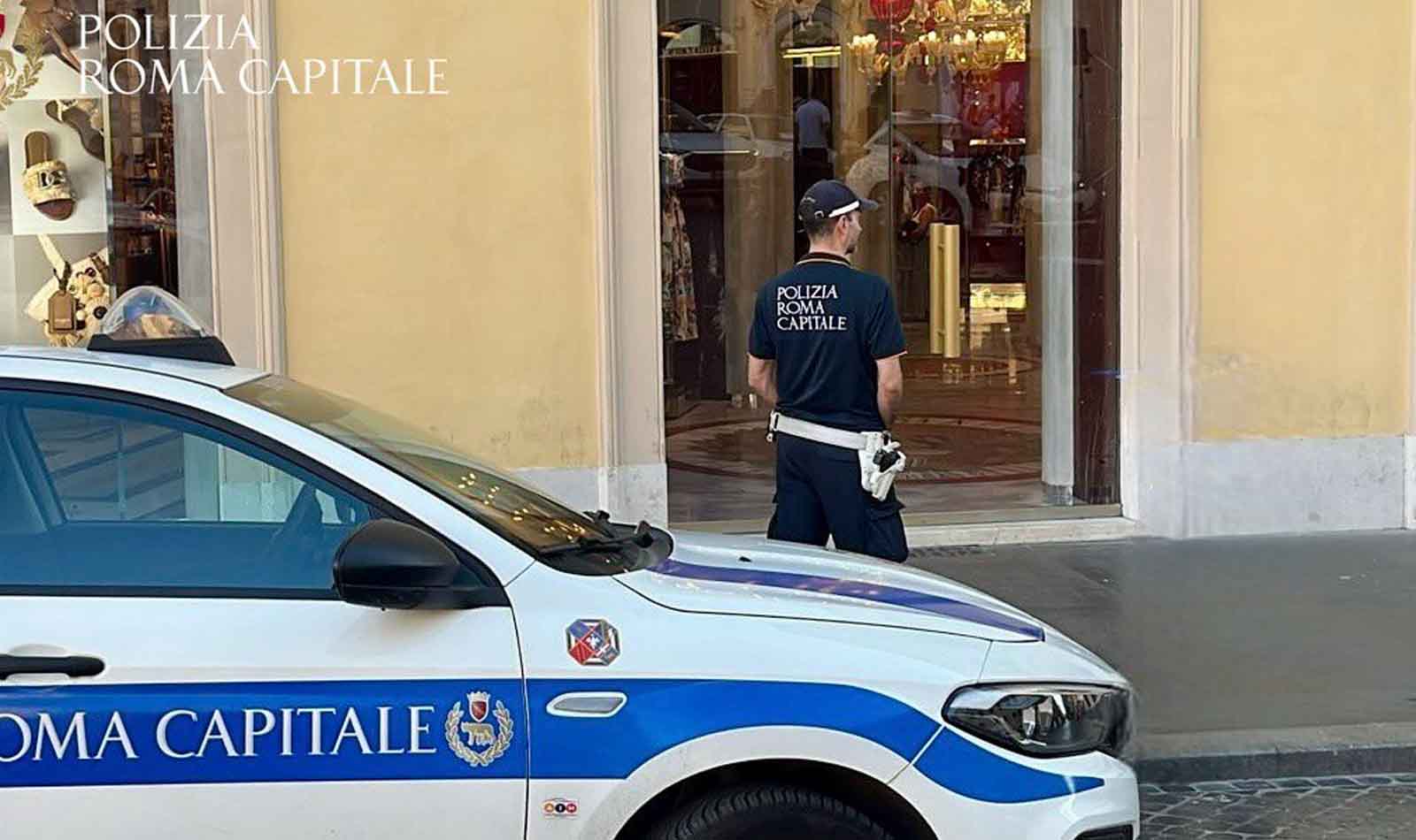 Roma furto Piazza di Spagna