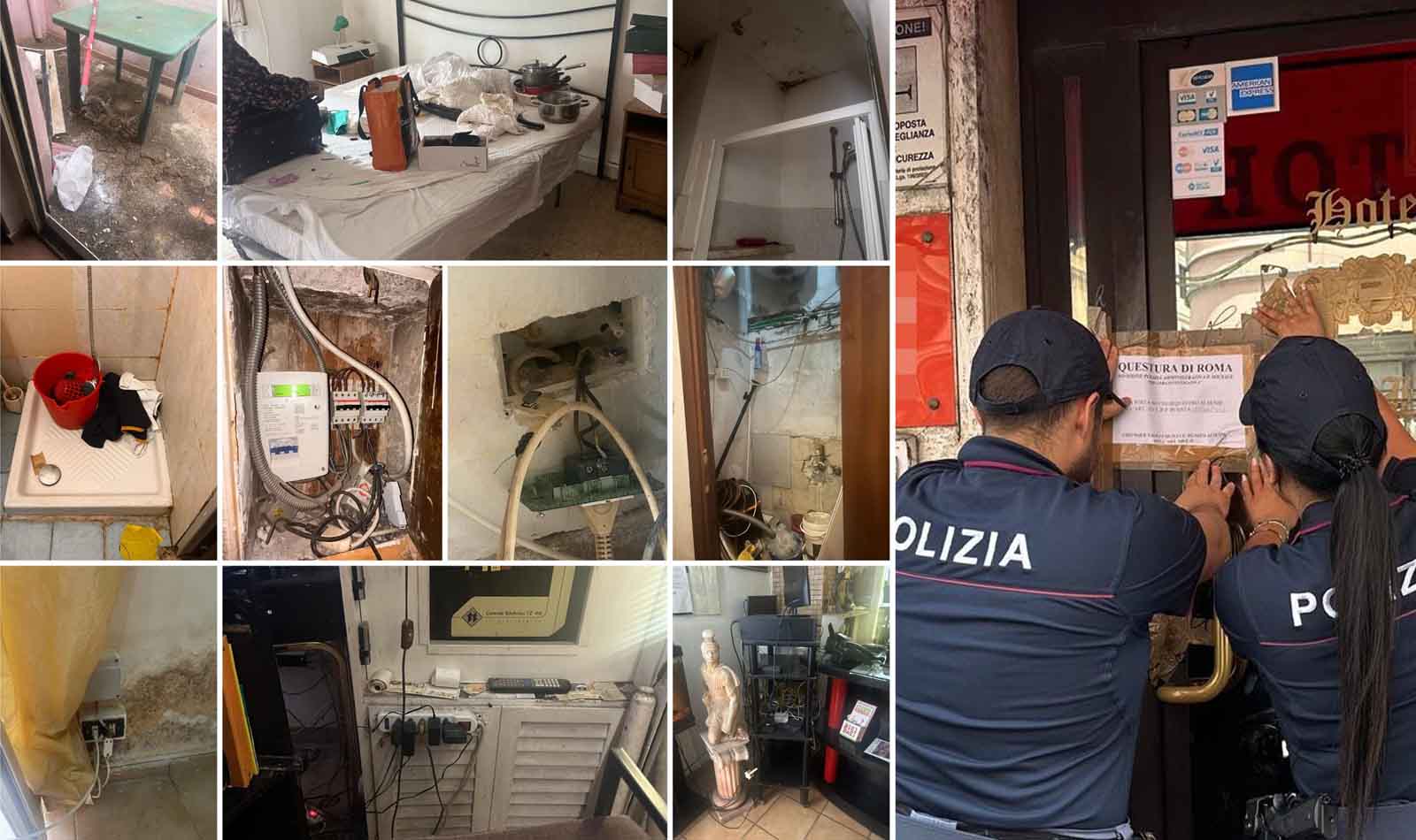 Roma, hotel degli orrori a due passi da Termini