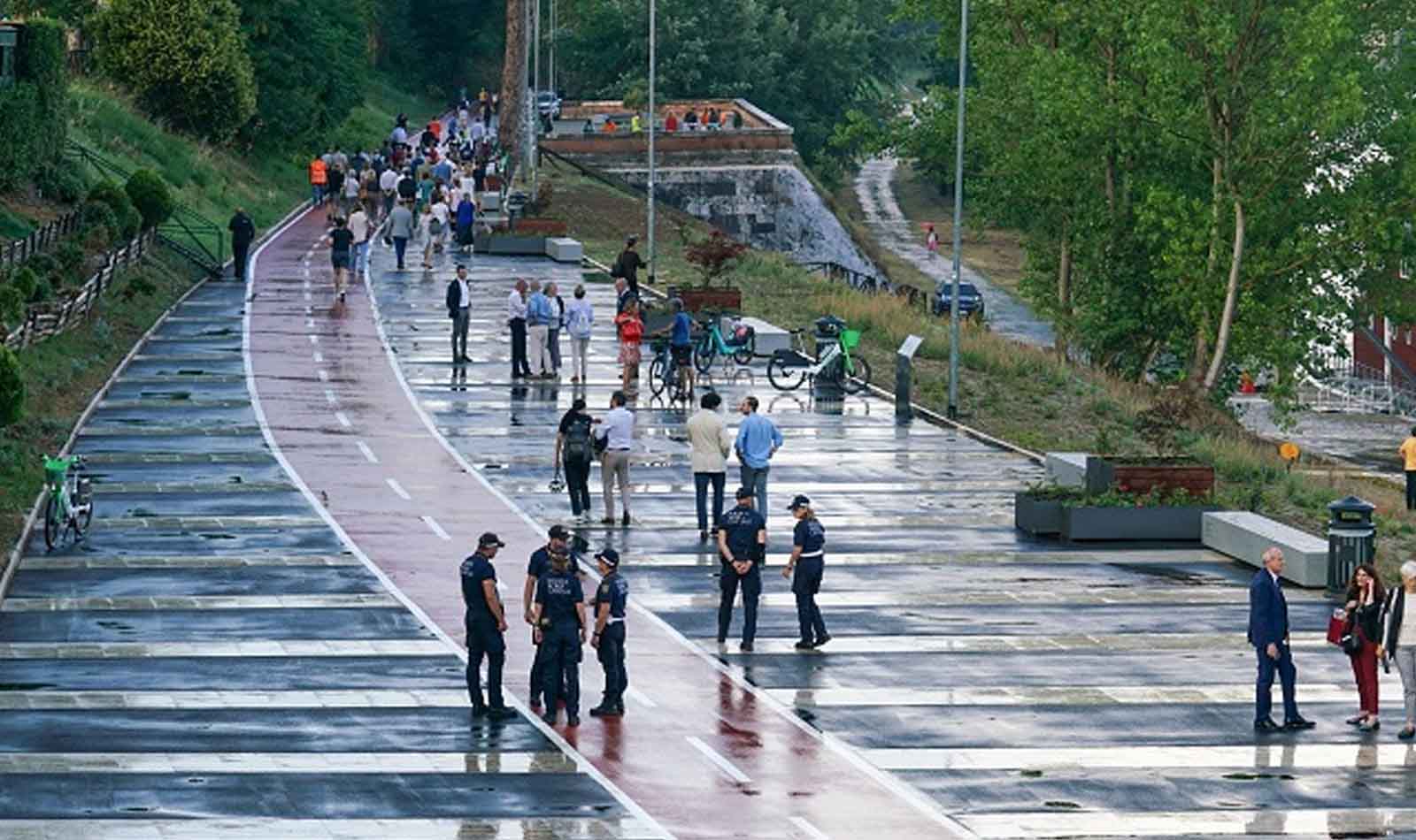Roma, il parco d’affaccio Foro Italico