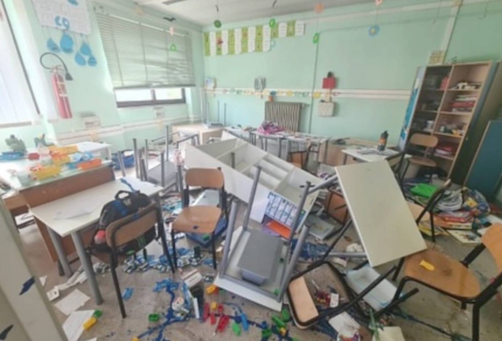 Roma, l'Istituto di Labaro che ha subito furto e atti vandalici