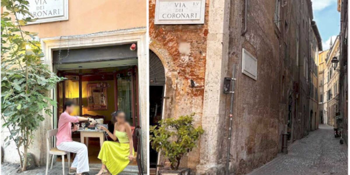 Roma, lo storico e noto ristorante di via dei Coronari