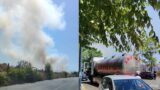 Roma, vasto incendio al “Pratone” tra Cinecittà Est e Torre Spaccata: mezzi speciali in viale Bruno Pelizzi