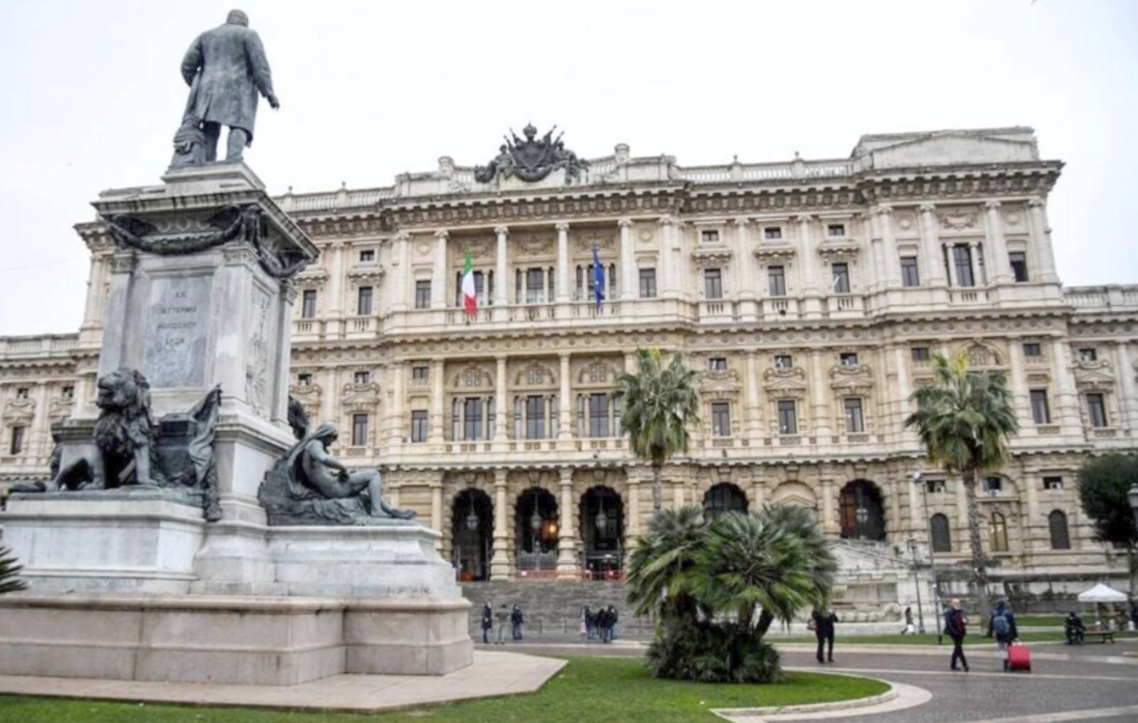 Roma, Palazzaccio, su piazza Cavour, sede della Suprema Corte di Cassazione