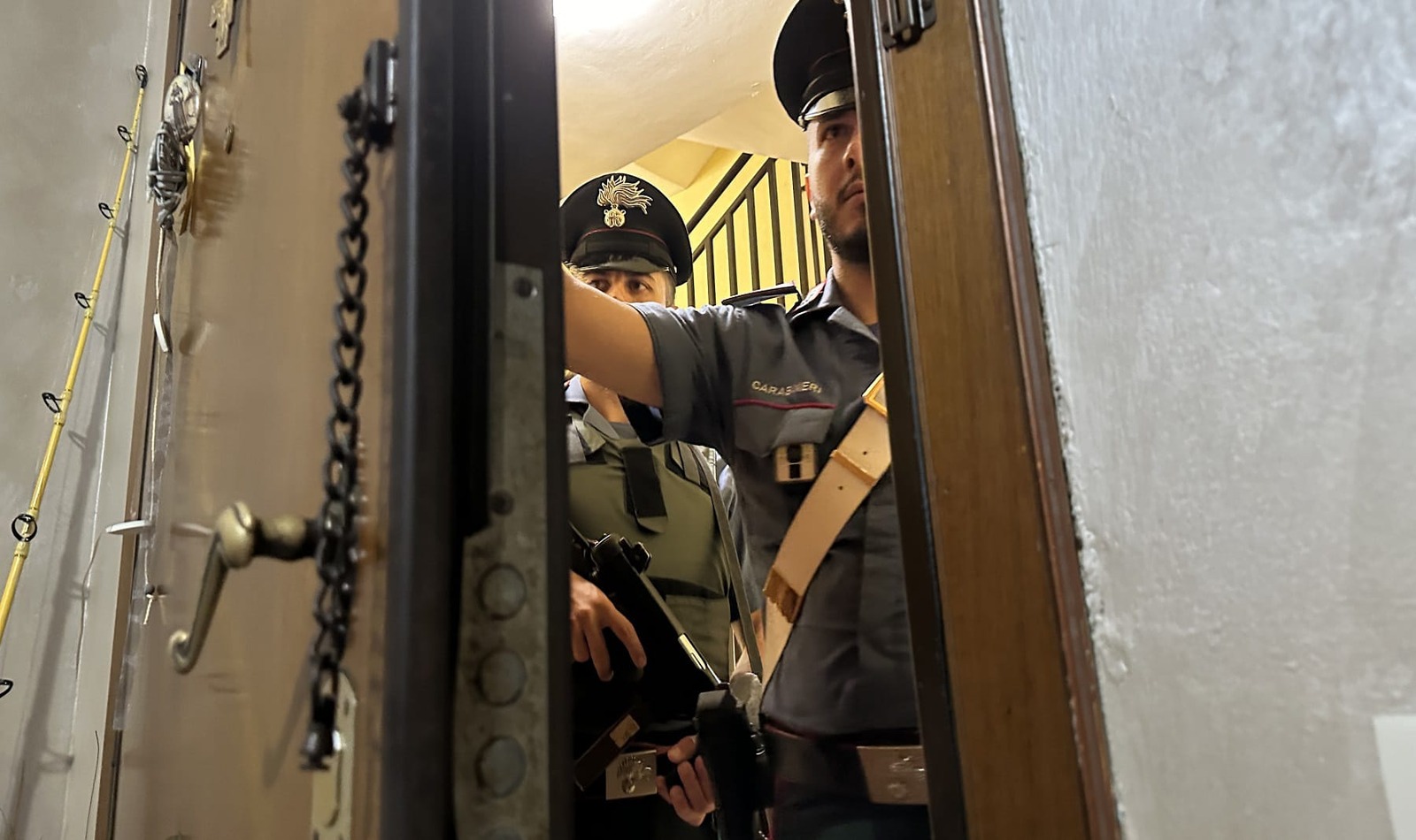 Carabinieri a Pomezia