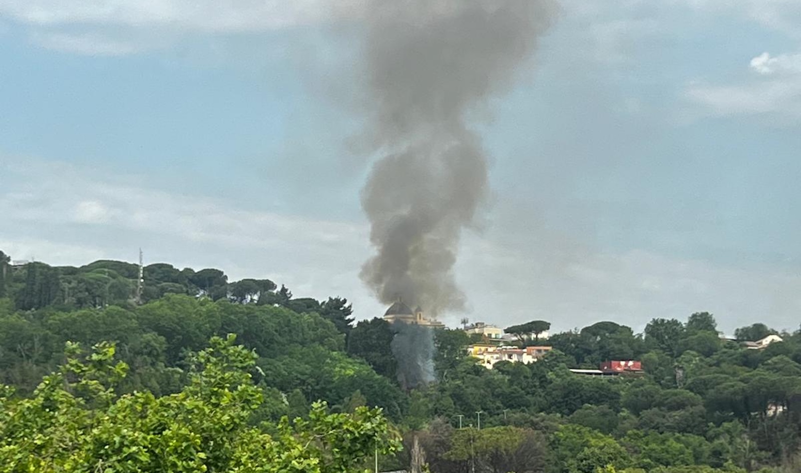 incendio Monte Mario