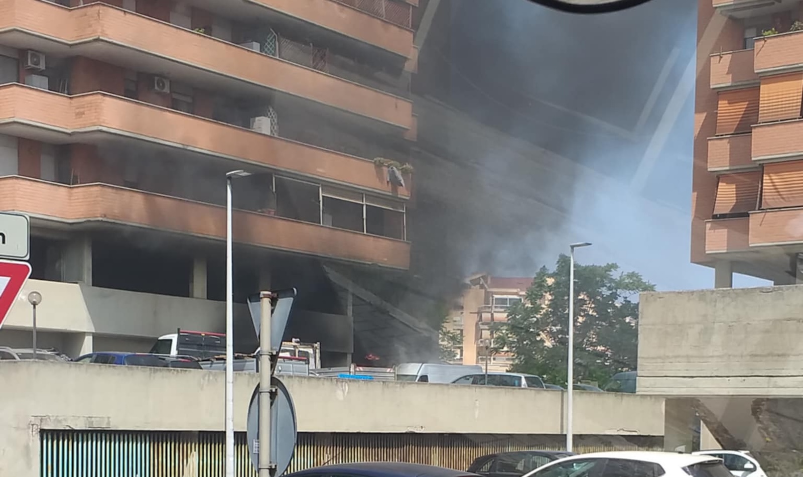 incendio via Fellini - Pomezia