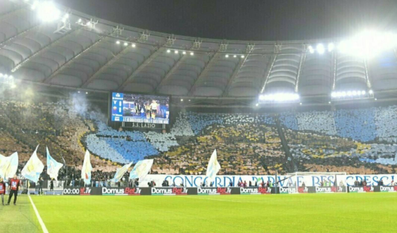 Lazio, campagna abbonamenti, stadio olimpico curva nord