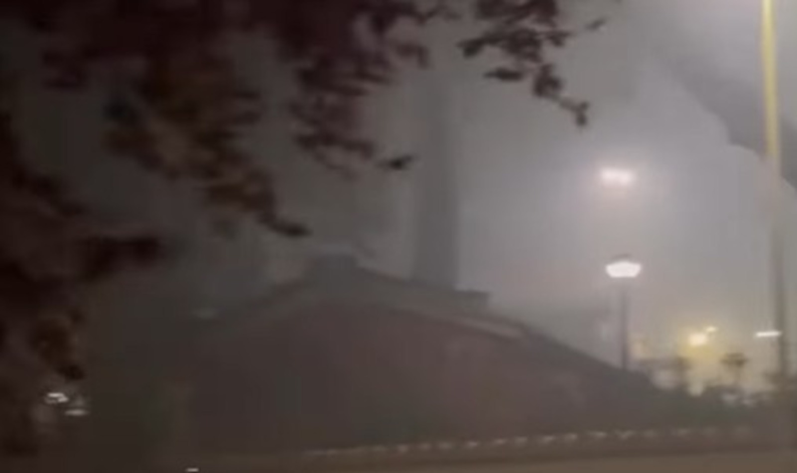 Nube tossica a Roma