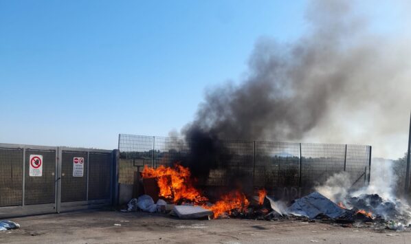 incendio Ardea Le Salzare